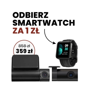 Wideorejestrator A200 z tylną kamerą + Zegarek Maimo Watch R GPS