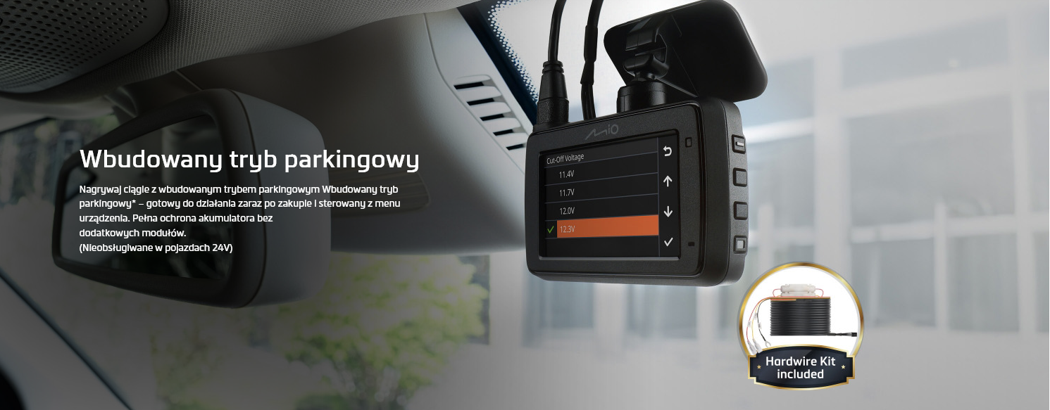 Tryb parkingowy Mio MiVue 903WD PRO