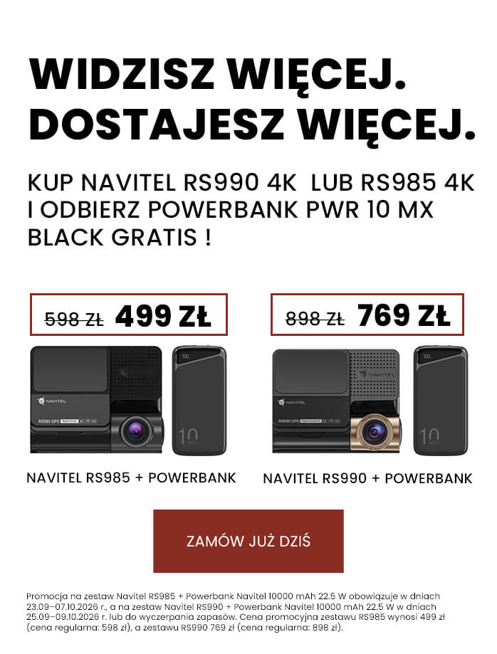 RS985 + RS990 + powerbank Sklep Yanosik